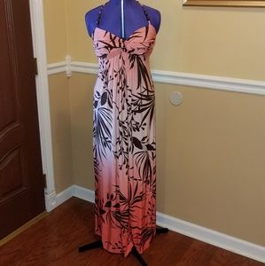 B. Darlin Womens Ombre Maxi Dress Sz 11/12